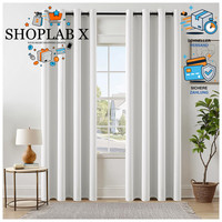 VerdunklungsvorhäNge 2Er Set 140X225Cm Weiß Blickdicht Mit ÖSen Gardinen 2 StüCk