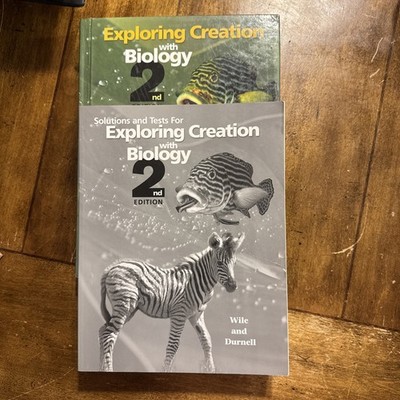 Apologia Exploring Creation with Biology 2nd Edition, Textbook, Solutions & Test