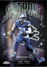 2025 Topps Chrome Football All-Chrome Refractor Kerby Joseph Detroit Lions