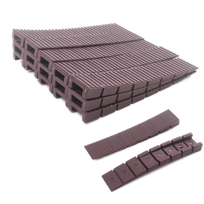 100 Pack Adjustable Furniture Shims, Plastic Leveling Wedges 2�8Mm, Breakaway...