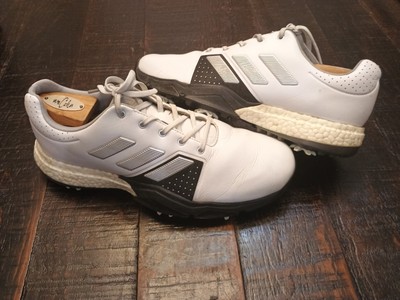 Adidas Adipower Boost White Leather Golf Shoes Bounce EVN 791001 Mens Size 8