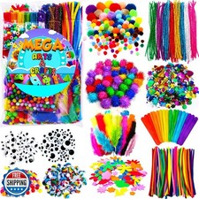 GoodyKing Arts and Crafts Supplies for Kids - 1170Pcs Craft Art