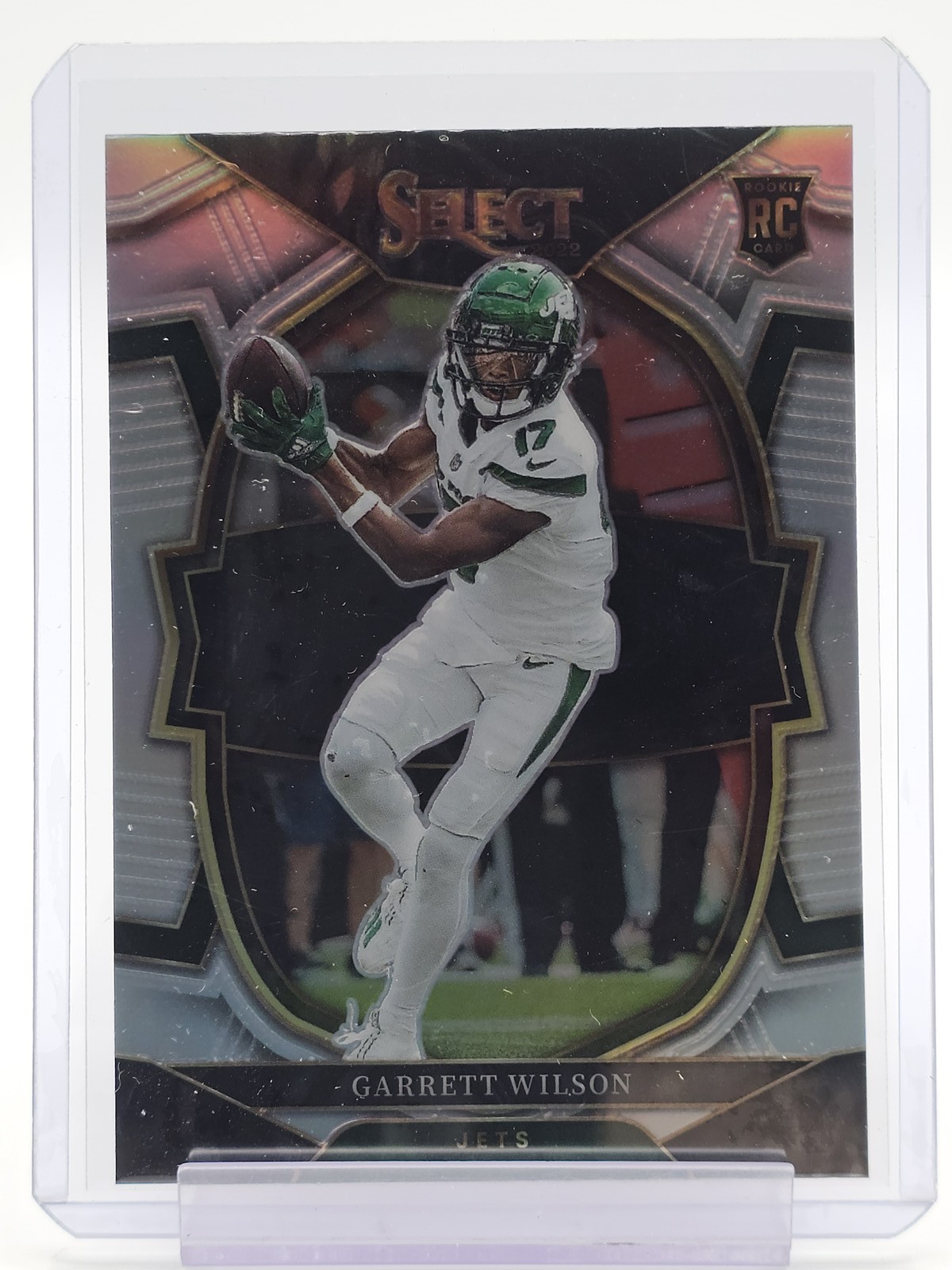 GARRETT WILSON 2022 SELECT PRIZM CONCOURSE SILVER ROOKIE RC #88 JETS Q0757