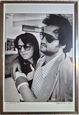 John Belushi 'A Goodbye Hug' (1979)-signed print by Peter Simon-Framed 📸