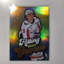 2025-26 Upper Deck Allure Hitting Their Groove Orange RC Ryan Leonard