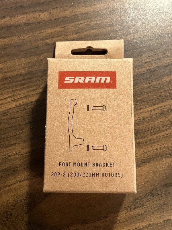 SRAM Post Mount Disc Brake Adapters 20P-2 for 200mm/220mm New in box