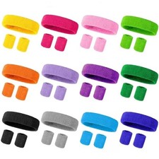 Sports Headband wristband Yoga Gym Sweatband Women Men Hair Bands Head