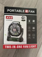 Portable Fan Rechargeable, 20400mAh Cordless Battery Powered Fan with LED Lanter