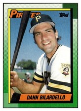 Dann Bilardello 1990 Topps #682 Pittsburgh Pirates VTG Baseball *318