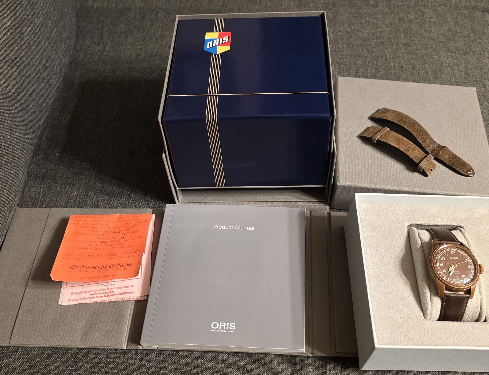 ORIS Big Crown 40mm Pointer Date - Brown - image 2