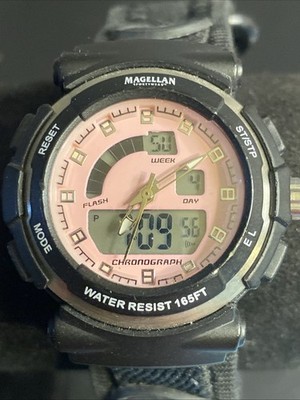 Magellan Sport Watch New BatteryUnisex Hook & Loop Band