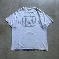 90s Vintage Honda white tee single stitch tee Size XL #motorsport #racing