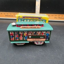 Vintage Tin Litho 514 San Francisco Cable Car Powell  Mason St. w Original Box