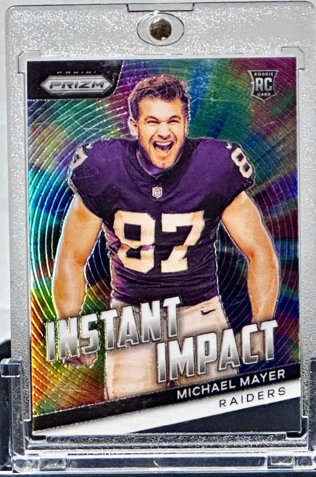 Michael Mayer 2023 Prizm #II-14 Instant Impact /(SSP) Rookie RAW -RARE