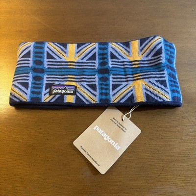 NWT  PATAGONIA Powder Town Headband Snow Beam Pale Periwinkle $39