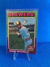 2024 Topps Heritage High Number Bobby Mitchell 1975 50th Anniversary Gold Foil