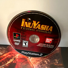 Bandai Inuyasha: Feudal Combat ps2 Disc Only badly scratched but tested & works