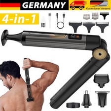 Körperhaarentfernung Elektrischer Rückenrasierer Rasierapparat Trimmer Herren DE