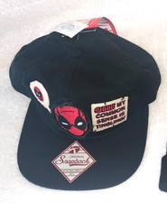 MARVEL DEADPOOL MOVIE SNAPBACK HAT SHHH MY COMMON SENSE IS TINGLING NEW W TAG