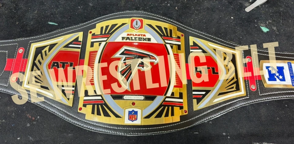 New Atlantic Falcons World Heavyweights Wrestling Championship Belt Adult Size - Image 3 of 4