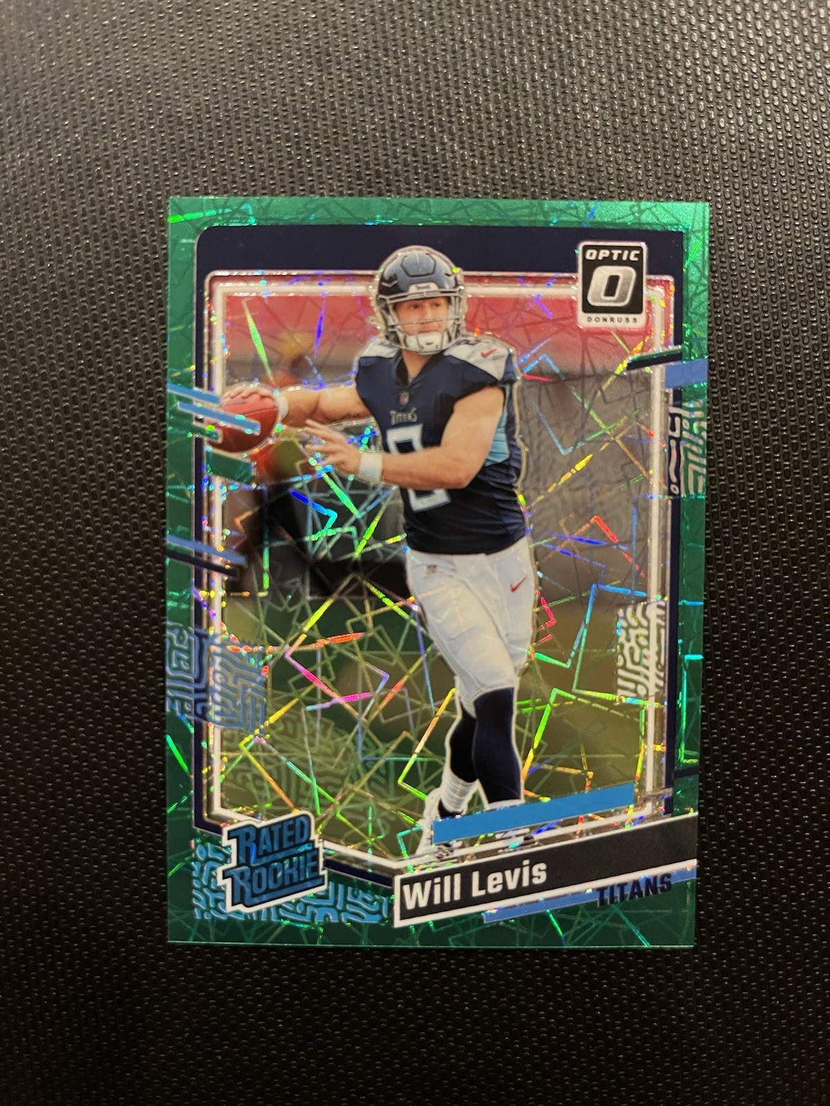 2023 Donruss Optic Will Levis Green Velocity Prizm Rated Rookie RC #298