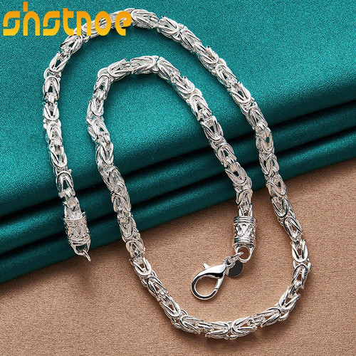 925 Sterling Silver Dragon Head Necklace 20 Inch Chain For Women Man Engagement - Picture 10 of 23
