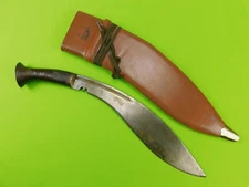 British English Indian India WW2 Kukri Gurkha Large Knife w/ Scabbard