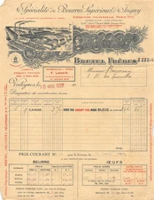 1920 SUPERIOR BUTTER D ISIGNY BRETEL FRERES A VALOGNES