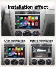 7" Double 2Din Car Stereo Radio Bluetooth Apple/Android Carplay USB Touch Screen