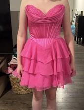 Sherri Hill 57297 Bright Fuschia Size 8