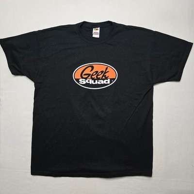 Vintage 2000s Geek Squad Shirt XL Tech Computer Video Game Company Shirt 