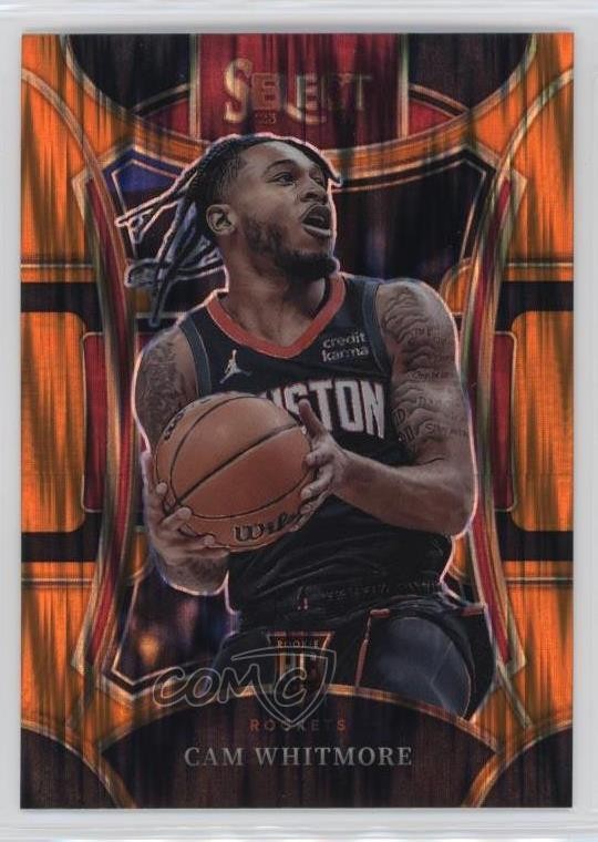 2023-24 Panini Select Mezzanine Level Orange Flash Prizm Cam Whitmore #307 1f9t