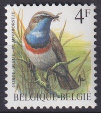 Belgium 1989 Fauna, Birds, Buzin MNH**