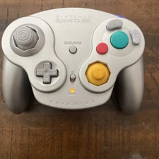 Nintendo Gamecube Wavebird DOL-004 Works Great , No Battery Cover .. Fast Ship