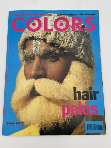 Vintage 1997 COLORS Magazine 22: HAIR/PELOS Benetton Collectible - Bild 1 von 8