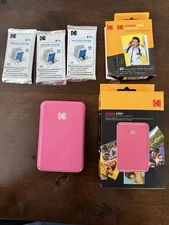 Kodak Step Mobile Instant Photo Printer Pink - with Portable Zink 2x3"