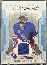 2023-24 Upper Deck Artifacts NHL Remnants Henrik Lundqvist New York Rangers