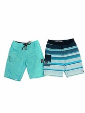 2 Pairs billabong/volcom Boys Board shorts Size 24