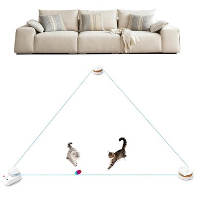 Automatic Cat Chase Toy with Speed Control