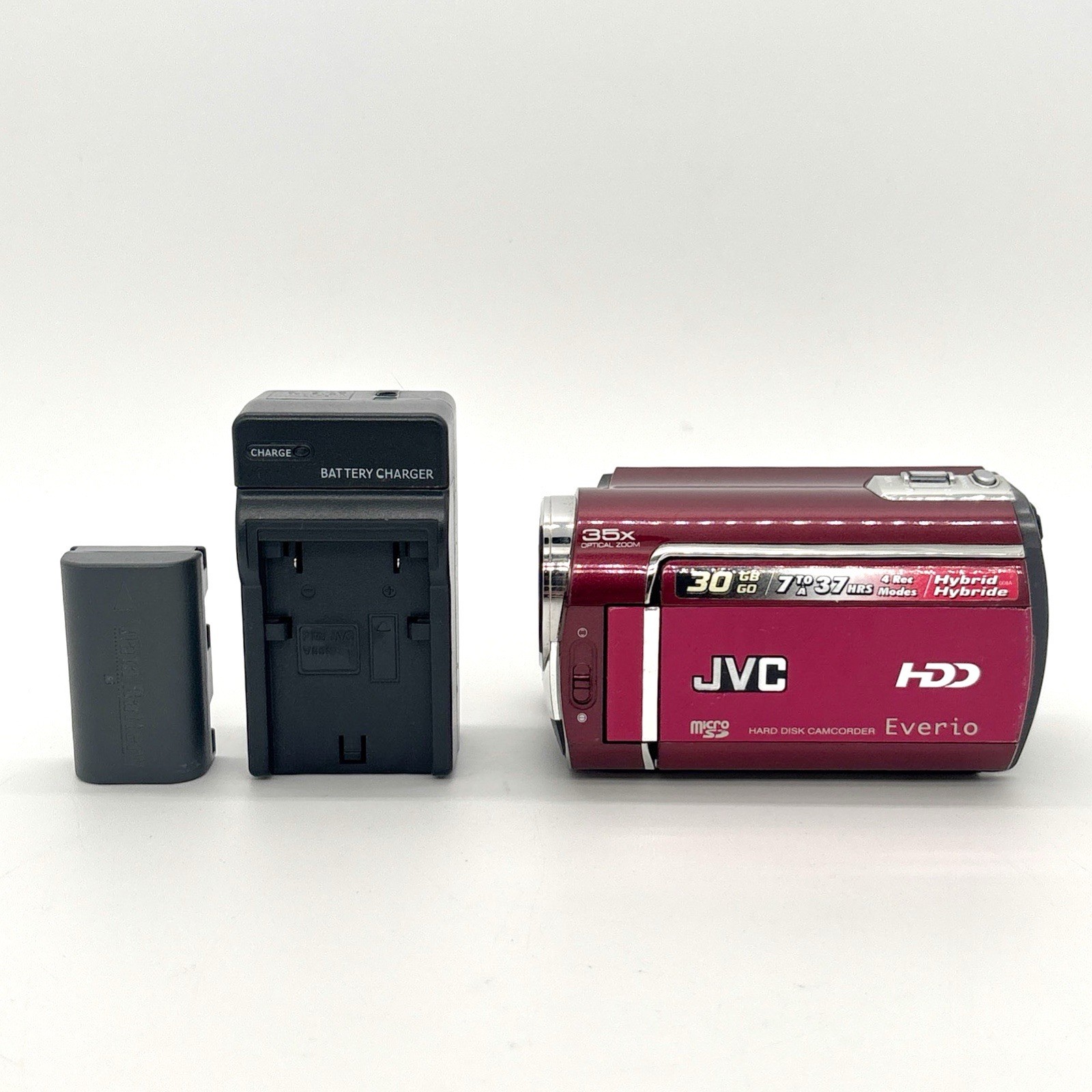 Red 35x Optical Zoom Hdd Microsd Lcd