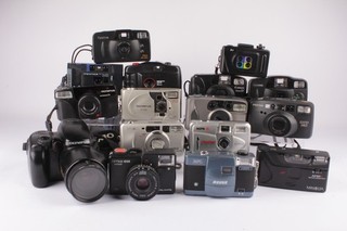 Assorted Vintage Point & Shoot 35mm Compact Film Cameras Job Lot x15