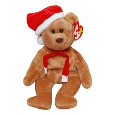 Ty Beanie Baby 1997 Holiday Teddy - MWMT Bear 1996 