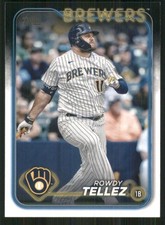 2024 Topps #343 Rowdy Tellez Milwaukee Brewers Baseball Card 35136