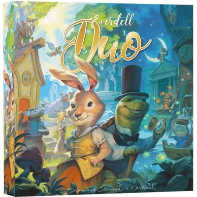 EVERDELL DUO Brettspiel EINS GEGEN EINEN ODER SOLITÄR Asmodee IN ITALIENISCH Alter