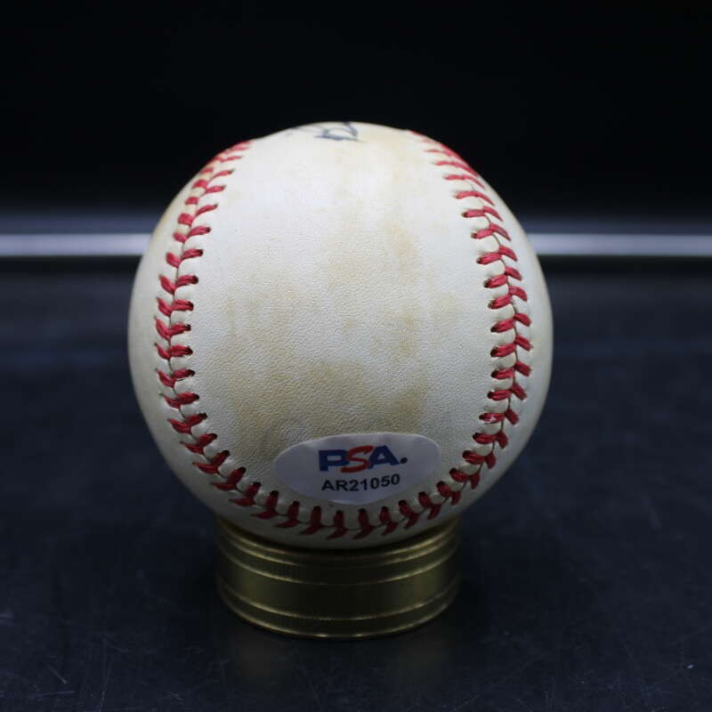 Bill Dickey Signed Rawlings OAL Baseball MacPhail Yankees Autograph PSA D15122 view 3