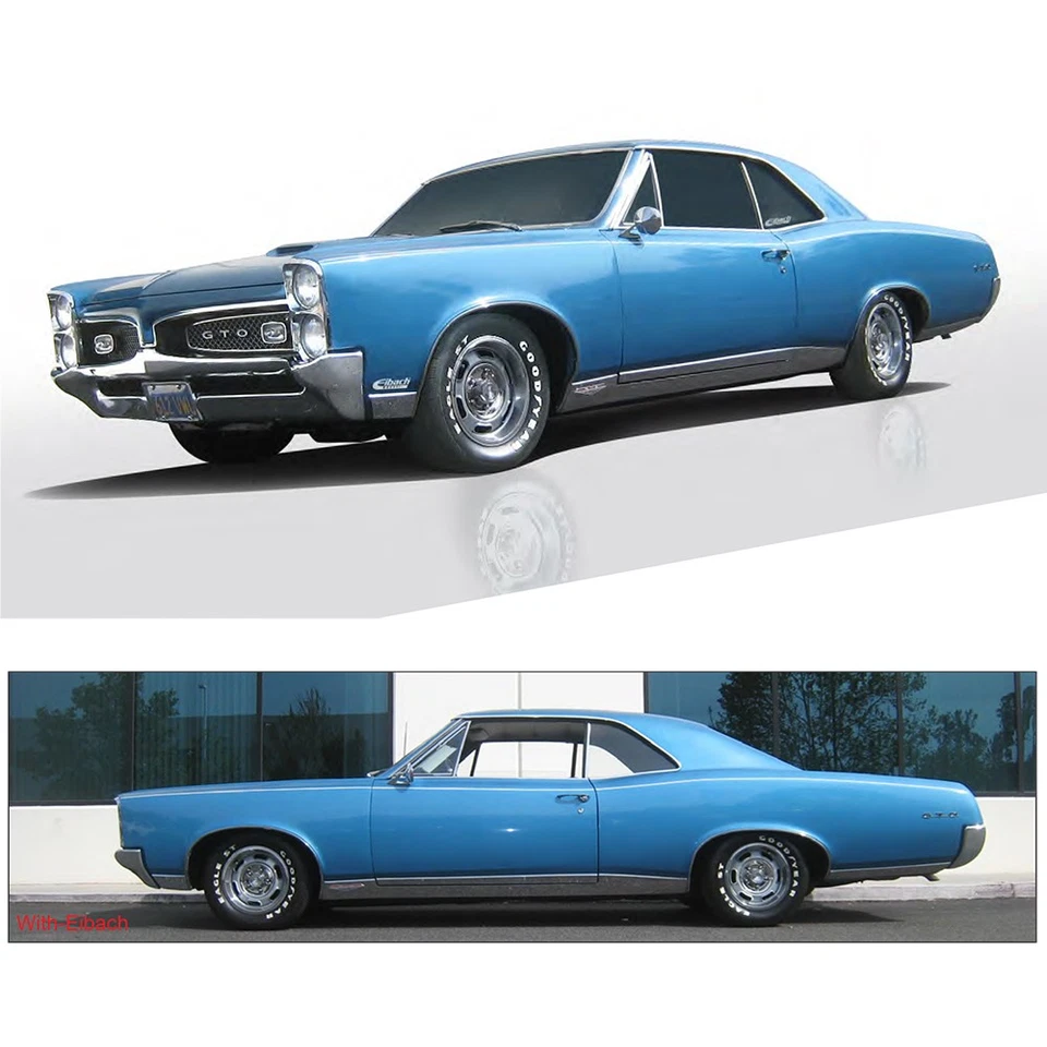 Комплект передних и задних понижающих пружин Eibach 3856.140 PRO-KIT для Chevelle GTO 1967-72 годов выпуска - Изображение 2 из 4