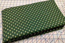Vintage 100% Cotton/Yellow Floral  On Deep Gr...