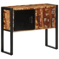 Konsolentisch Mehrfarbig 90X35X75 Cm Altholz Massiv