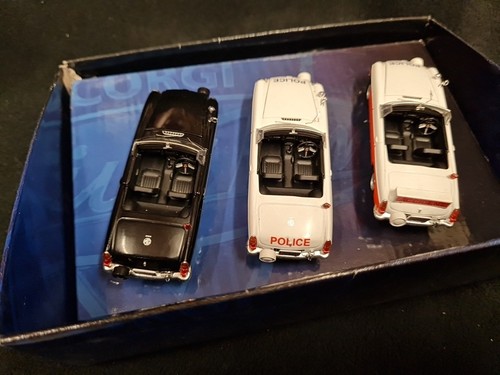 CORGI TOYS LC 1003 LANCASHIRE CONSTABULATY POLICE SET MGB UK SCALA 1/43 - Foto 7 di 7