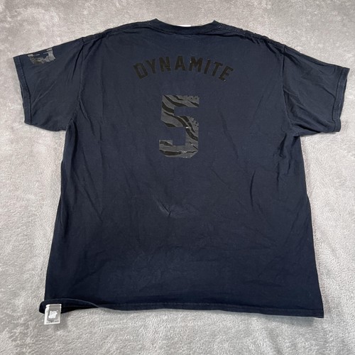 Undefeated Shirt Mens XL Black Zebra Strikes Dynamite 5 Graphic Streetwear Tee - Picture 3 of 9